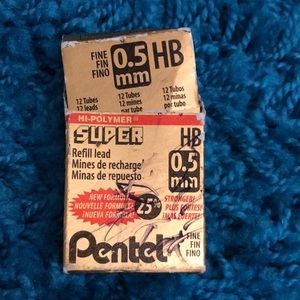 🎁5 for $10 Sale🎁 Pentel HB Hi-Polymer Lead 11 Tubes 0.5mm